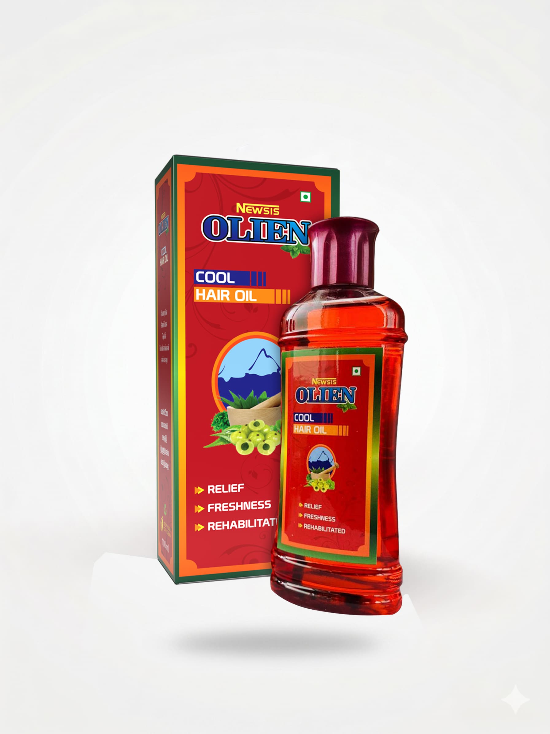 Newsis Olien Cool Hair Oil refreshing cooling scalp therapy
