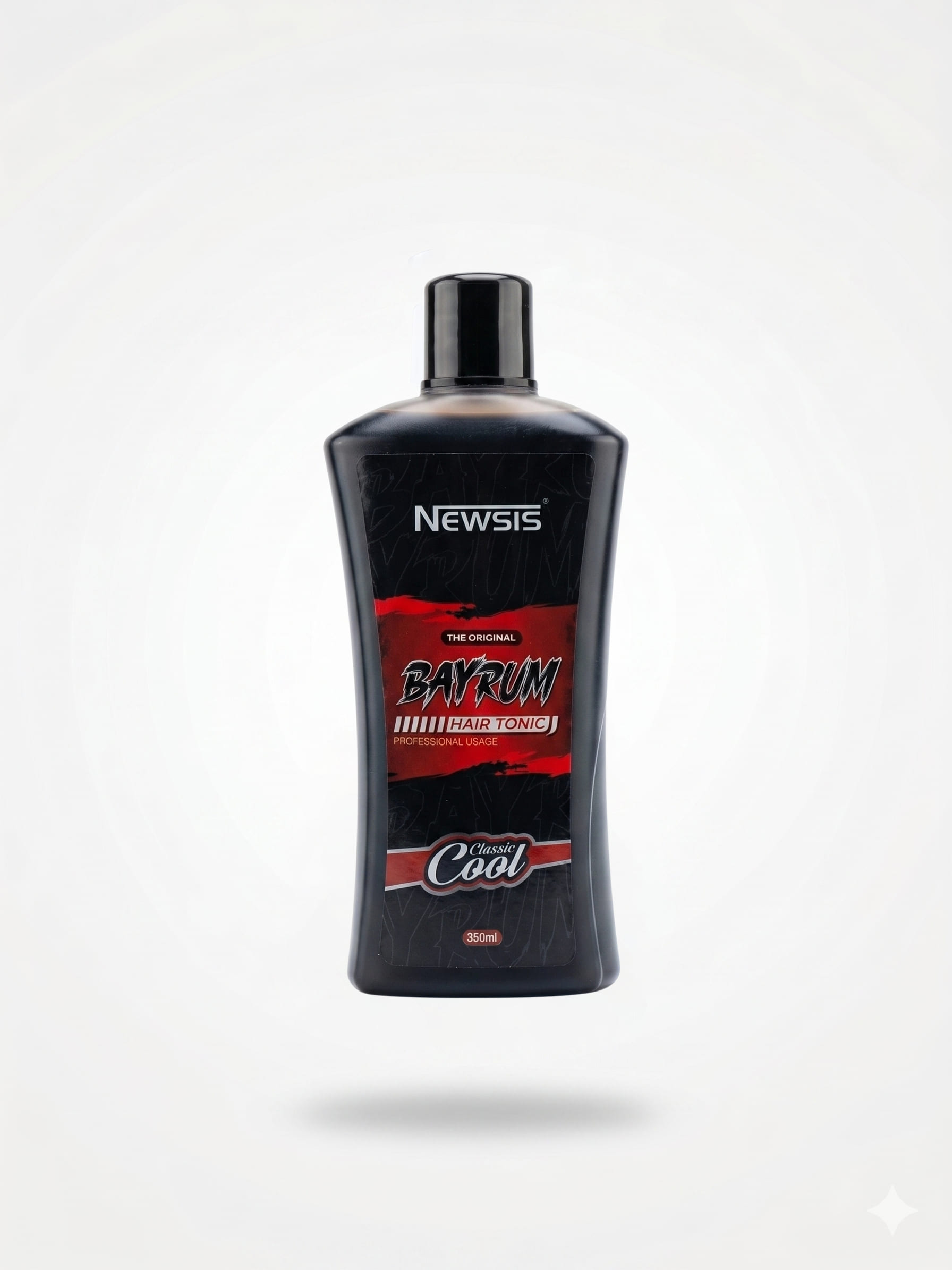 Newsis Bayrum Hair Massage Tonic premium packaging design